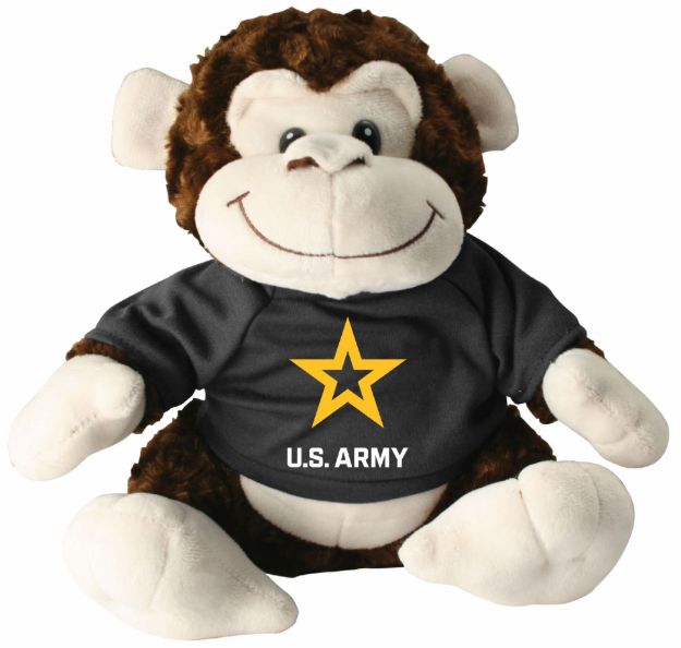 Picture of Army Star Plush Monkey