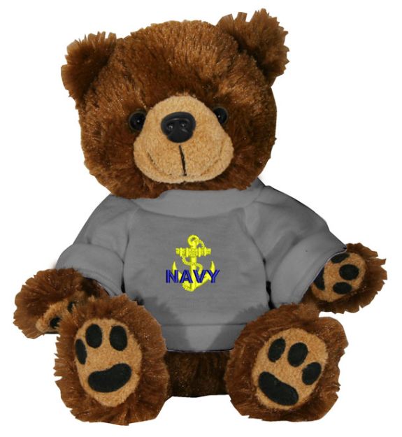 Picture of Navy Anchor Plush Bear