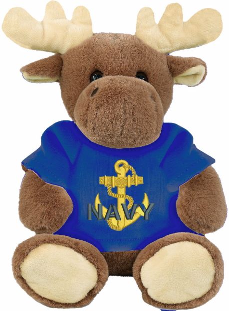 Picture of Navy Anchor Super Soft Moose
