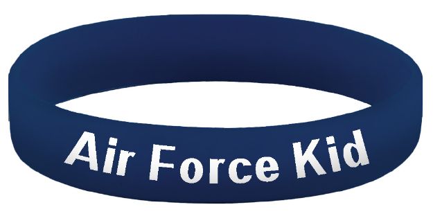 Picture of Air Force Kid on Blue