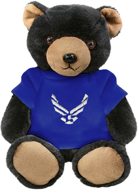 Picture of U.S. Air Force Symbol Super Soft Black Bear