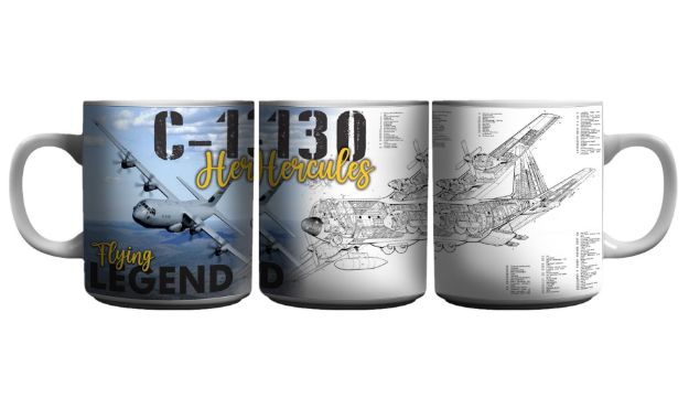Picture of C-130 Hercules Flying Legond