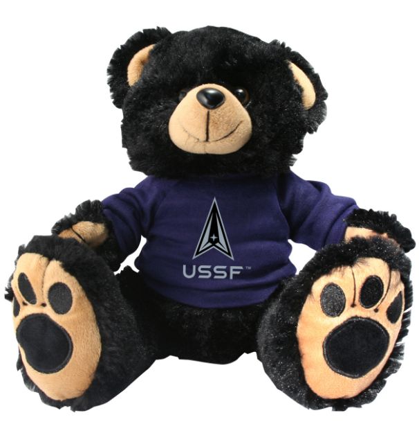Picture of Space Force Plush Big Foot Black Bear