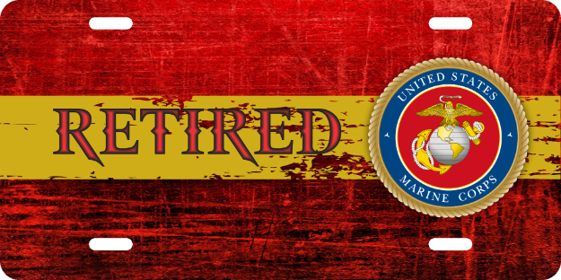 Picture of Autotag - Retired Marine Corps