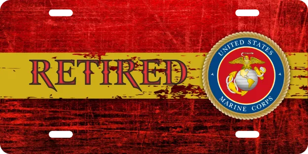 Picture of Autotag - Retired Marine Corps