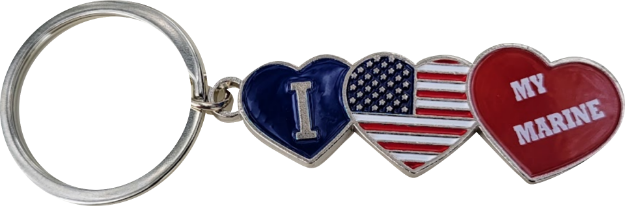 Picture of Key Chain - I Love My Marine