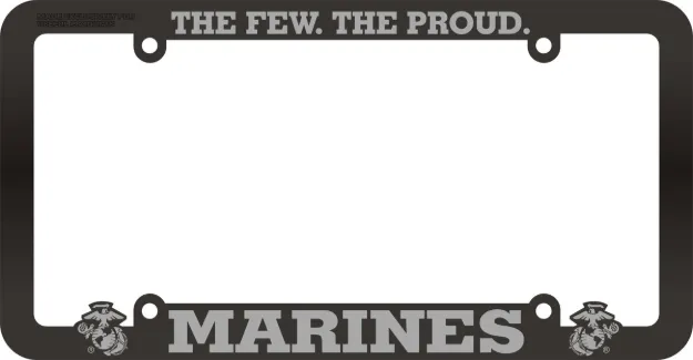 Picture of License Plate Frame - Marine Corps