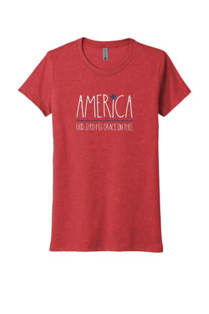 Picture of America God Shed His Grace On Thee