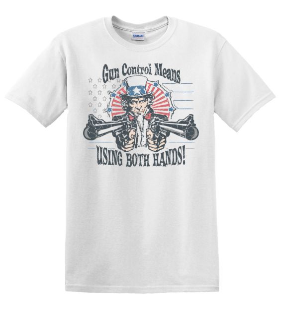 Picture of Gun Control Means Using Both Hands