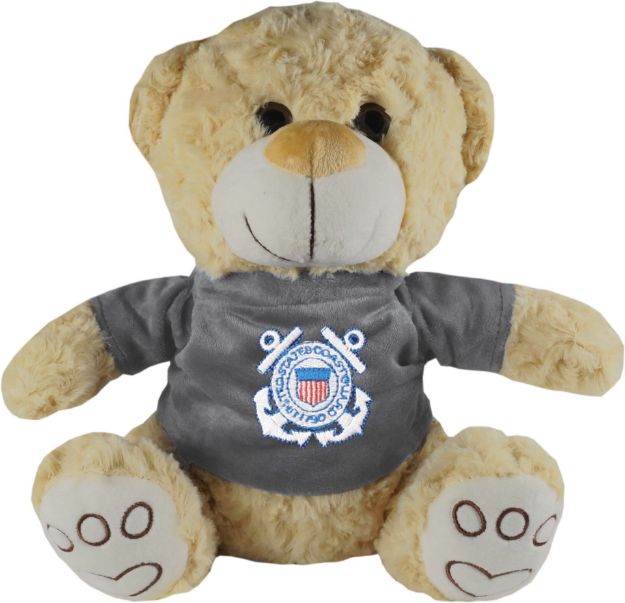 Picture of Coast Guard Plush Brown Bear with Claws