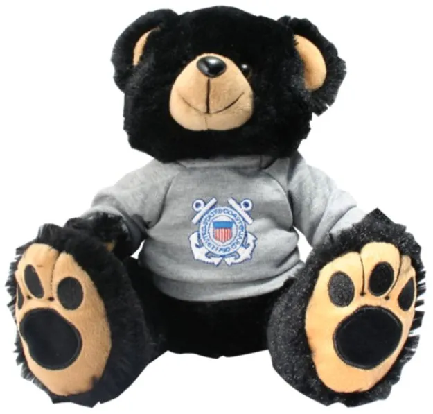 Picture of Coast Guard Plush Big Paw Black Bear