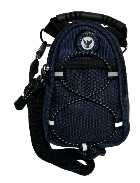 Picture of United States Navy Crest on ACU 5"x7"x3.5" Mini Pack