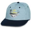 Picture of Air Craft Carrier with Sailor In Training DEMB on Youth Size Denim/Blue Ball Cap