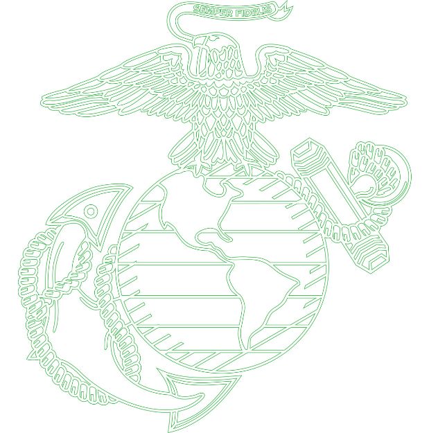 Picture of Vinyl Transfer - Eagle Globe and Anchor Jumbo