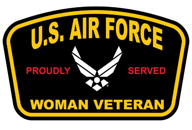 Picture of Sticker - Air Force Female Veteran