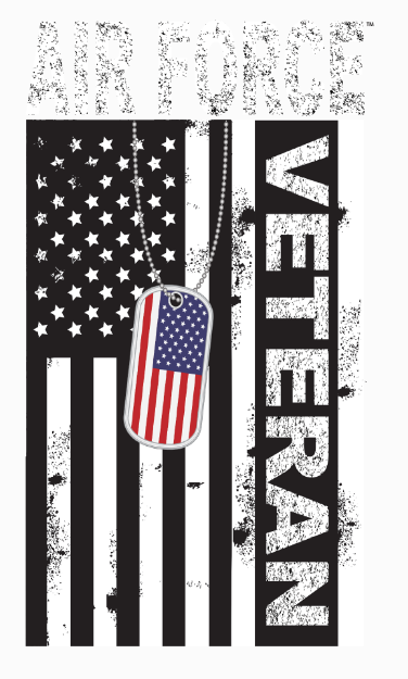 Picture of Mylar Decal - Air Force Veteran