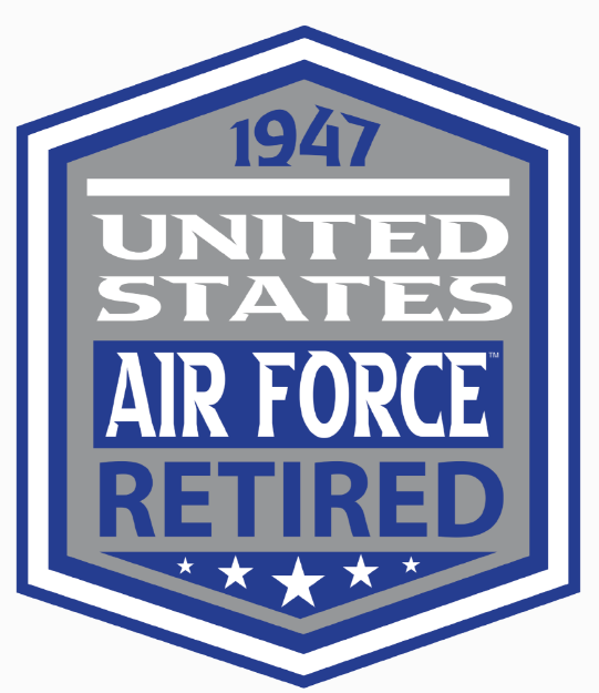 Picture of Mylar Decal - Air Force Retired 1947