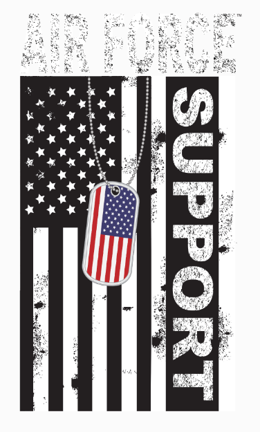 Picture of Mylar Decal - Air Force Support