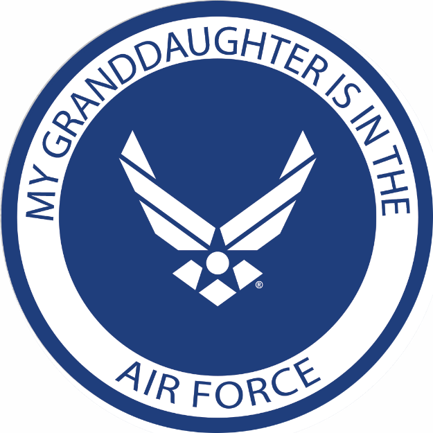 Picture of Mylar Decal - Granddaughter in the Air Force