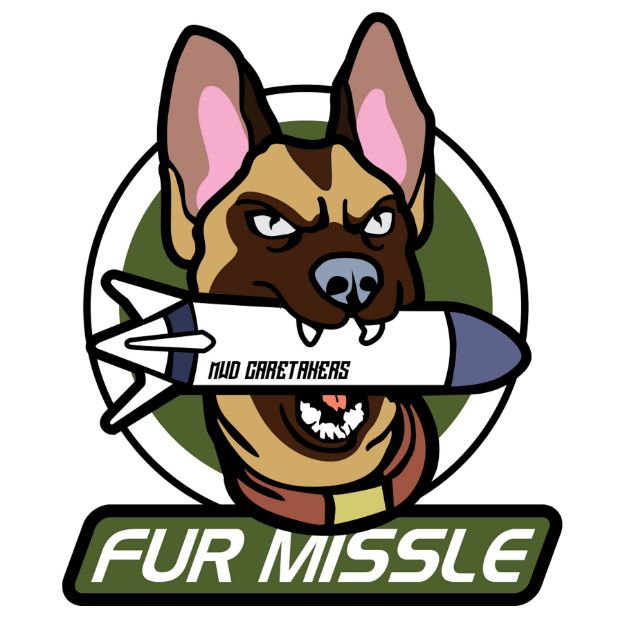 Picture of Mylar Decal - K-9 Puppy Fur Missle
