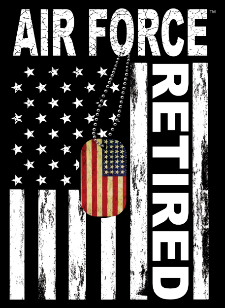 Picture of Sticker - Air Force Retired