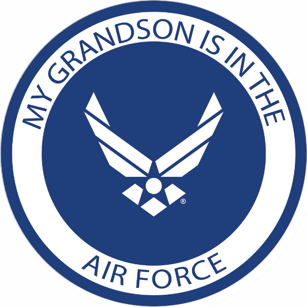 Picture of Mylar Decal - Grandson in the Air Force