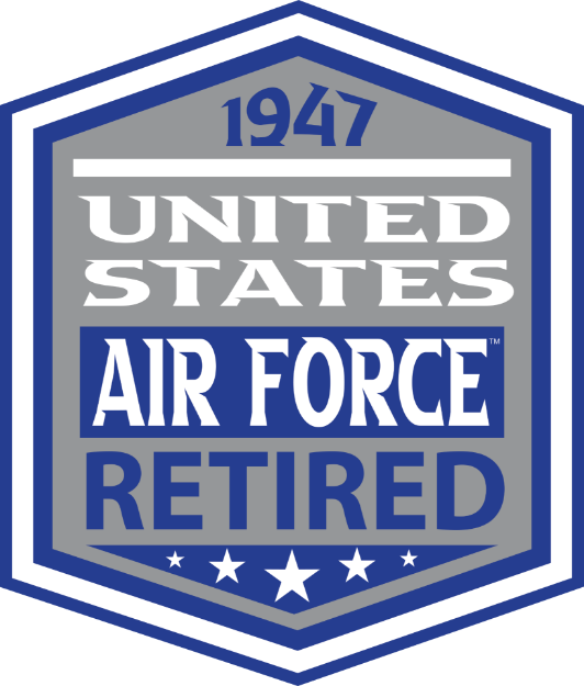 Picture of Sticker - Air Force Retired 1947