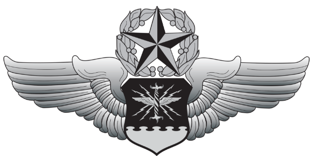 Picture of Mylar Decal - Air Force Master Navigator-Observer Wing Badge