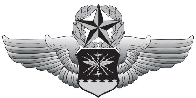 Picture of Mylar Decal - Air Force Master Navigator-Observer Wing Badge