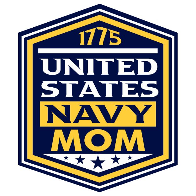 Picture of Sticker - Navy Mom 1775