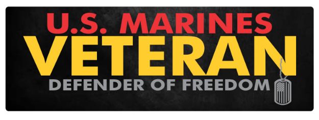 Picture of Sticker - Marine Veteran
