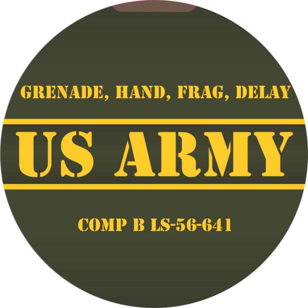 Picture of Sticker - Army Grenade