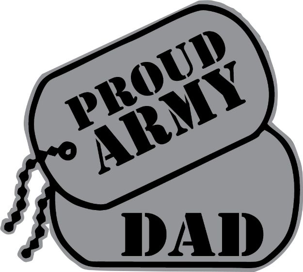 Picture of Sticker - Army Dad