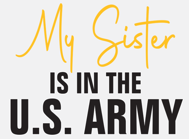 Picture of Mylar Decal - Sister in the Army