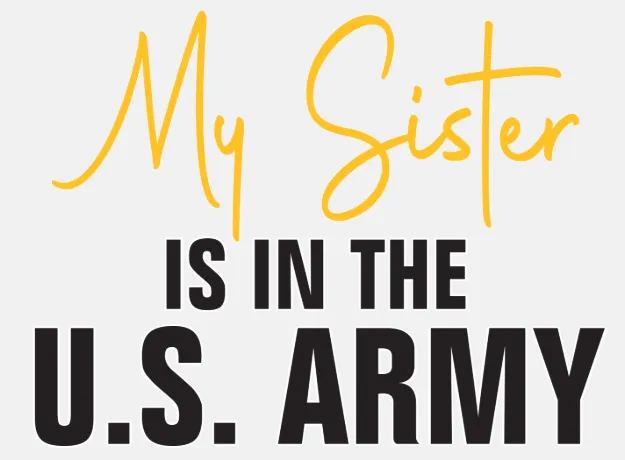 Picture of Mylar Decal - Sister in the Army