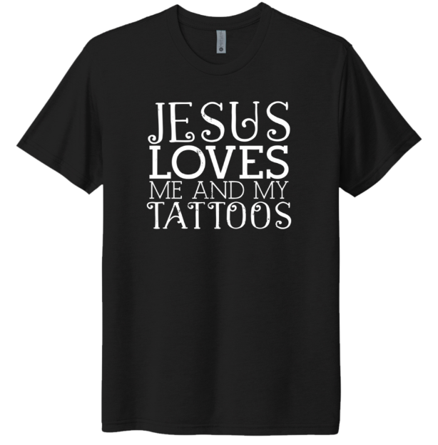 Picture of Jesus Loves Me and My Tattoos
