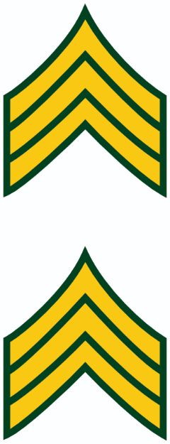 Picture of Mylar Decal - Army E-5 Sergeant