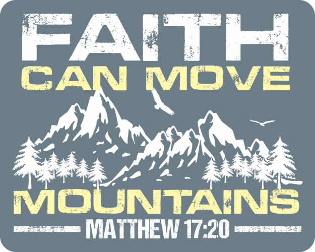 Picture of Sticker - Faith Can Move Mountains