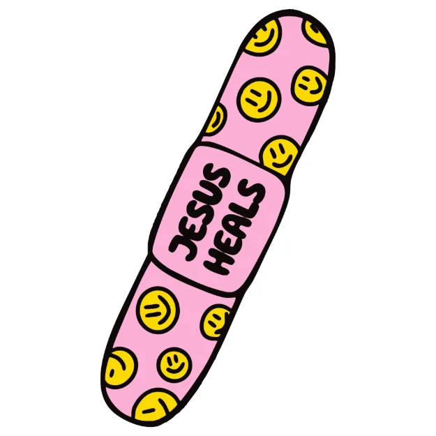 Picture of Sticker - Jesus Heals