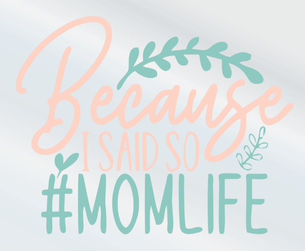 Picture of Mylar Decal - #MomLife