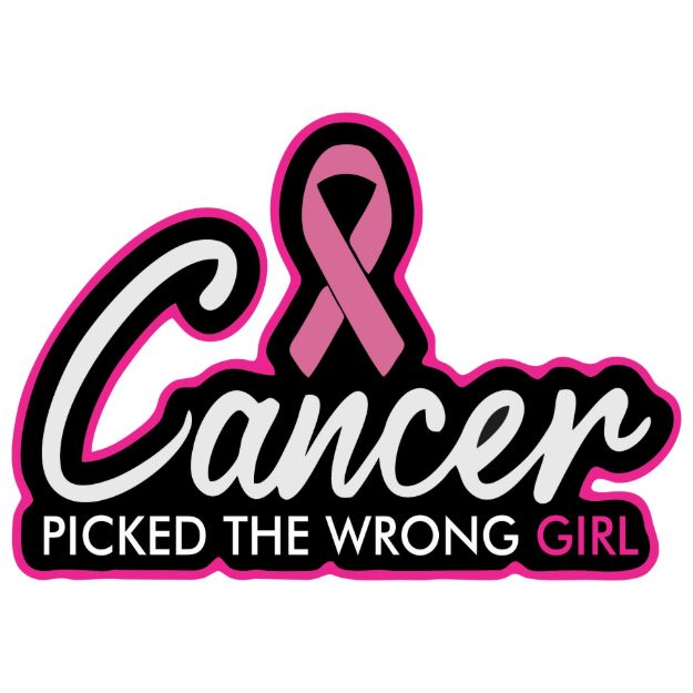 Picture of Mylar Decal - Breast Cancer