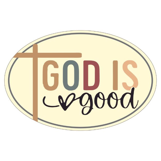 Picture of Oval Magnet - God is Good