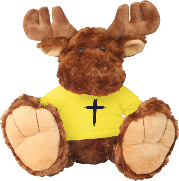 Picture of Cross Plush Brown Moose