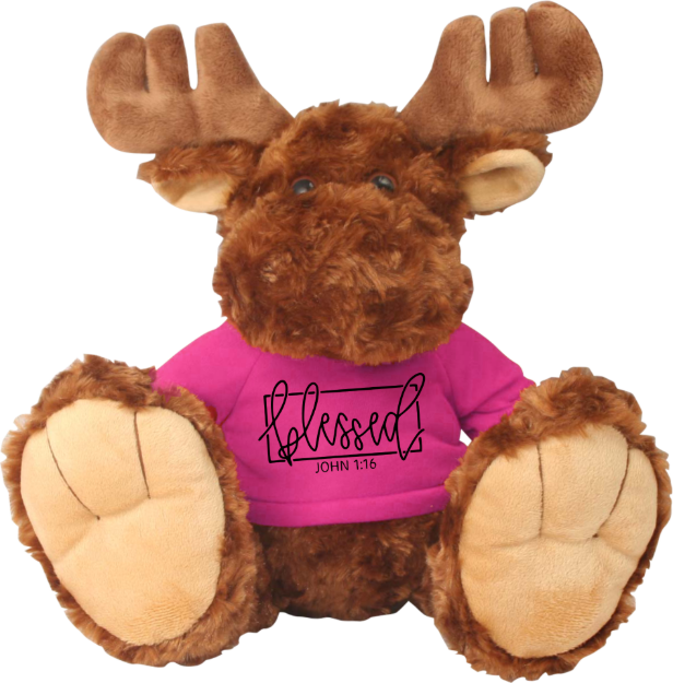 Picture of Blessed Plush Brown Moose