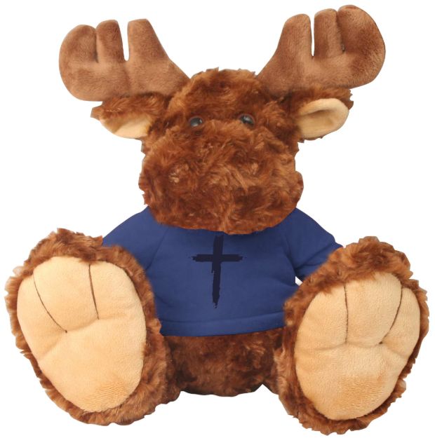 Picture of Cross Plush Brown Moose