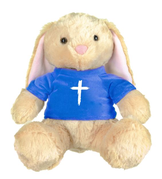Picture of Cross Design Plush Bunny