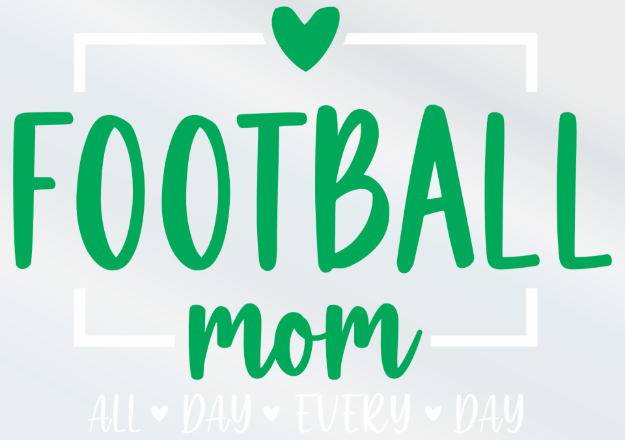 Picture of Mylar Decal - Football Mom