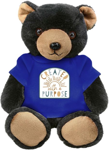 Picture of Created with a Purpose Plush Black Bear