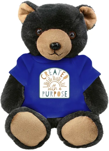 Picture of Created with a Purpose Plush Black Bear