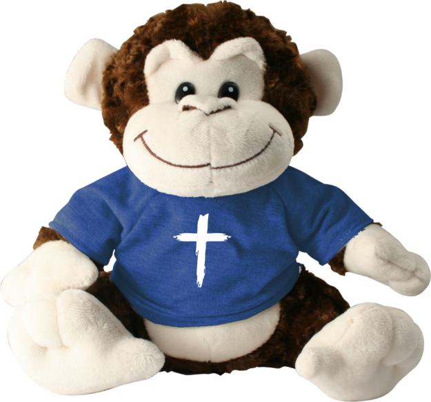Picture of Cross Design Plush Monkey